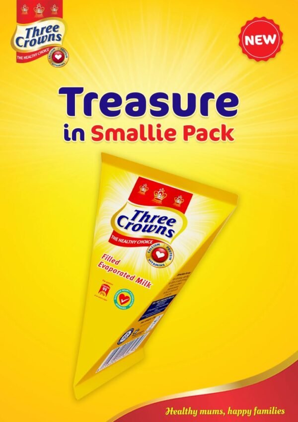 THREE CROWN EVAP MILK 59g - Image 2
