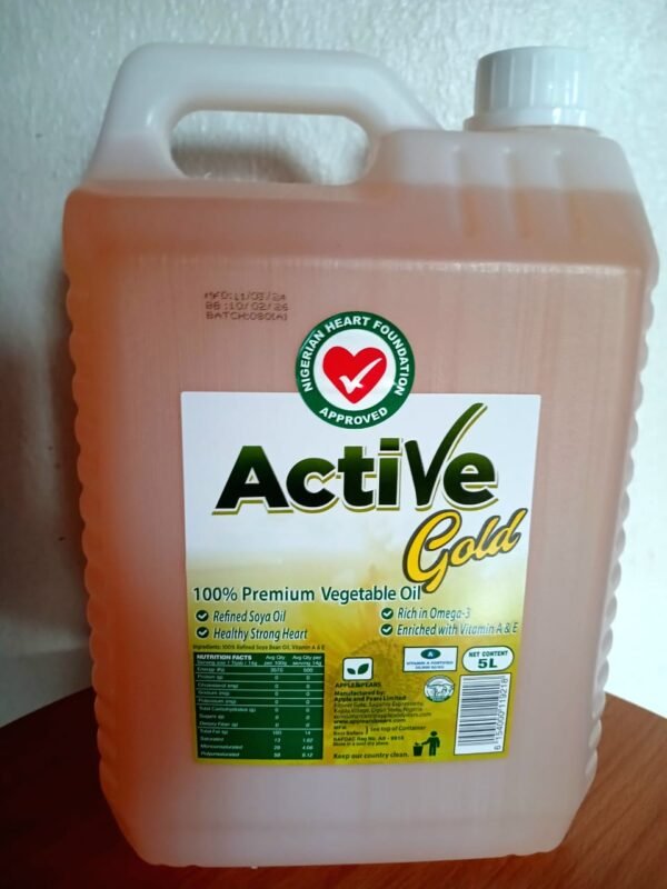 ACTIVE GOLD VEG. OIL 5L
