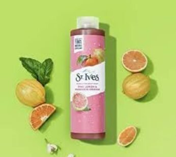 ST. IVES EXFOLIATING BODY WASH PINK LEMON & MANDARIN ORANGE 650mL