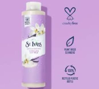 ST. IVES PURIFYING BODY WASH VANILLA & OAT MILK 650mL